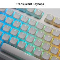 Ltc Lavacaps Pbt Double Shot Key Pudding Keycaps Set Translucent