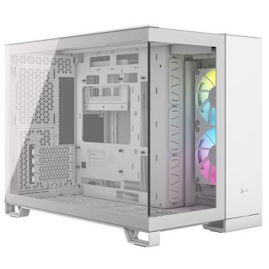 Corsair Icue Link X Dual Rgb Tg Mid Tower Matx Case White Cc