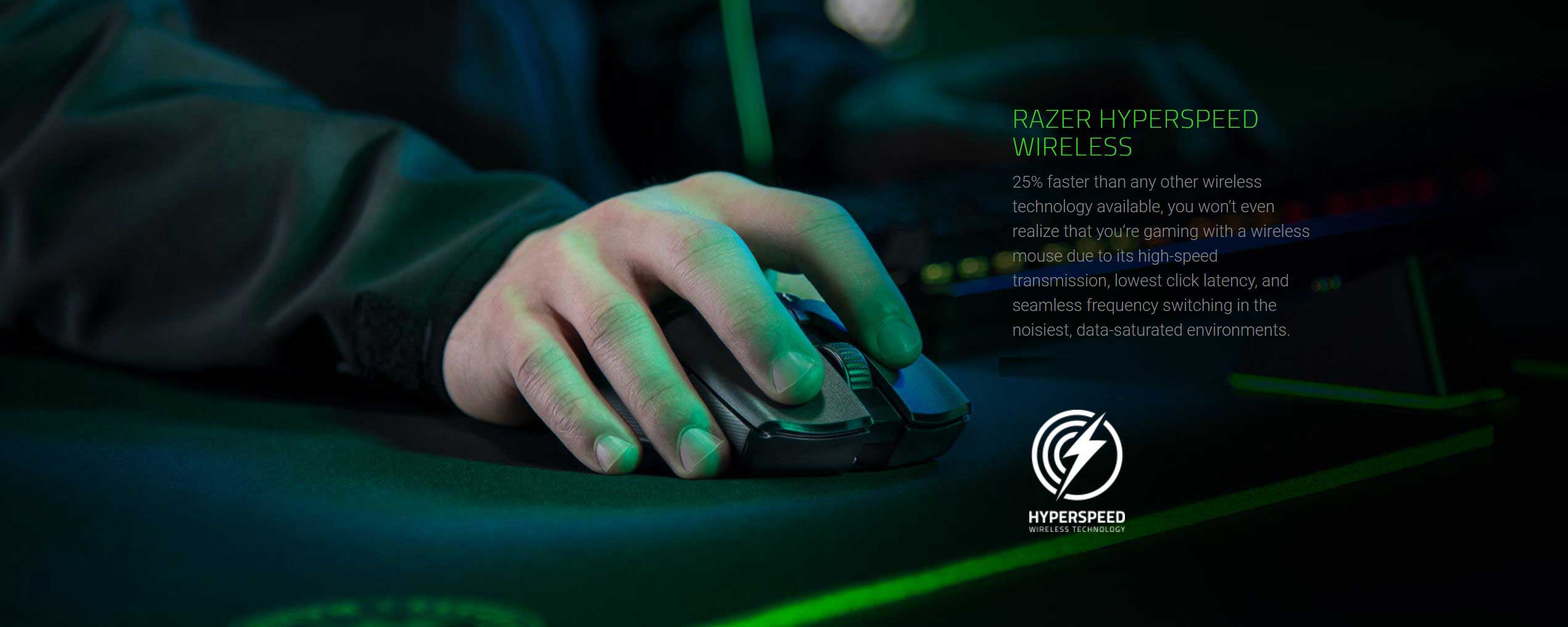 Razer Viper Ultimate Wireless Gaming Mouse with Charging Dock (RZ01-03050100)