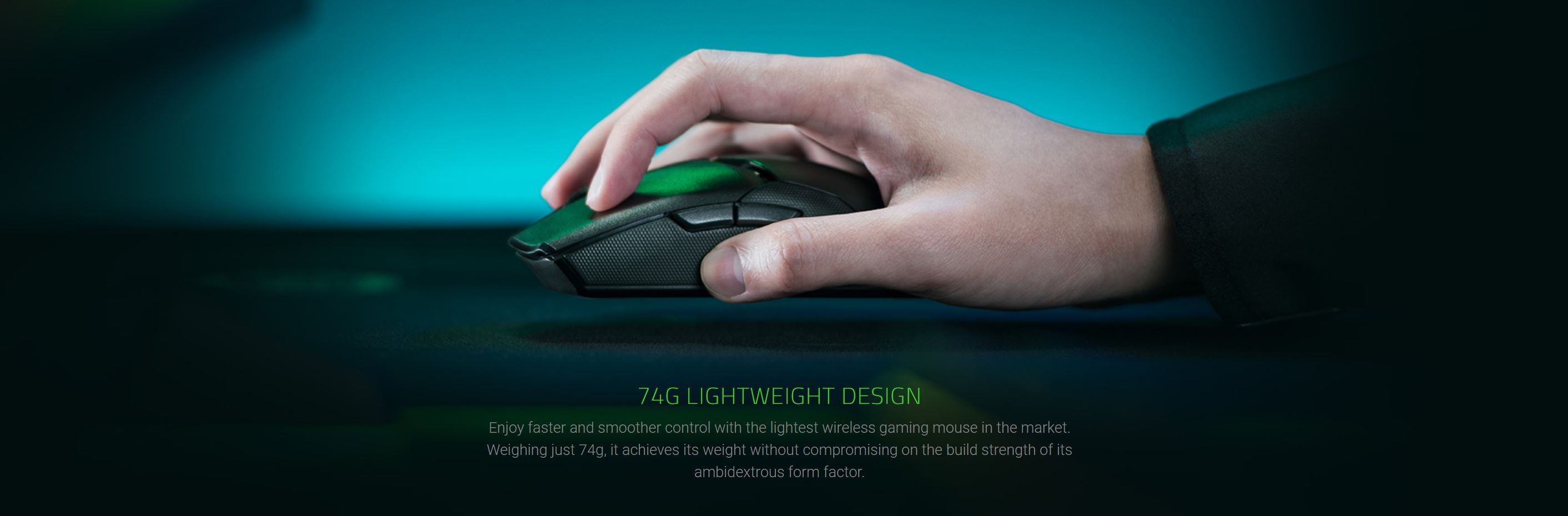 Razer Viper Ultimate Wireless Gaming Mouse with Charging Dock (RZ01-03050100)