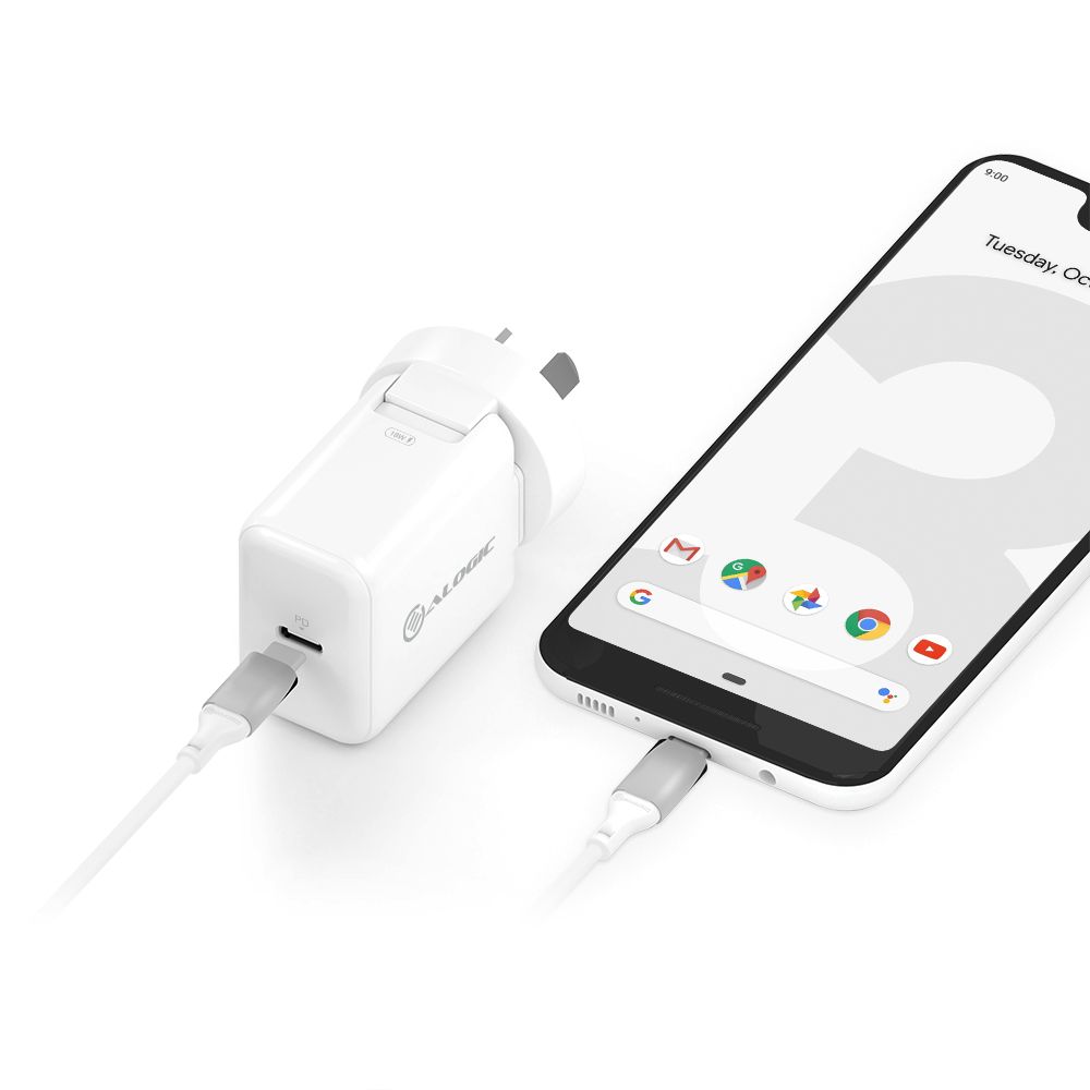 Alogic 18W USB C Fast Charge Wall Charger