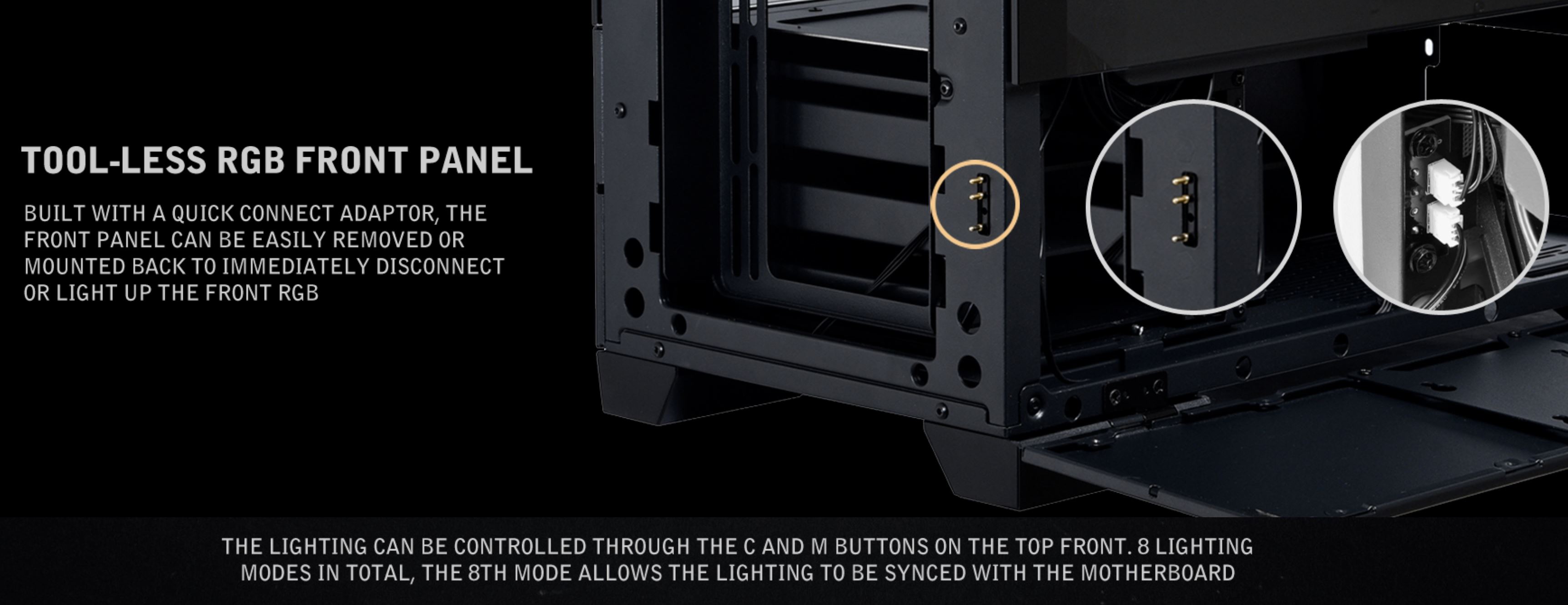 Lian Li Lancool II RGB Tempered Glass Mid Tower ATX Case - Black