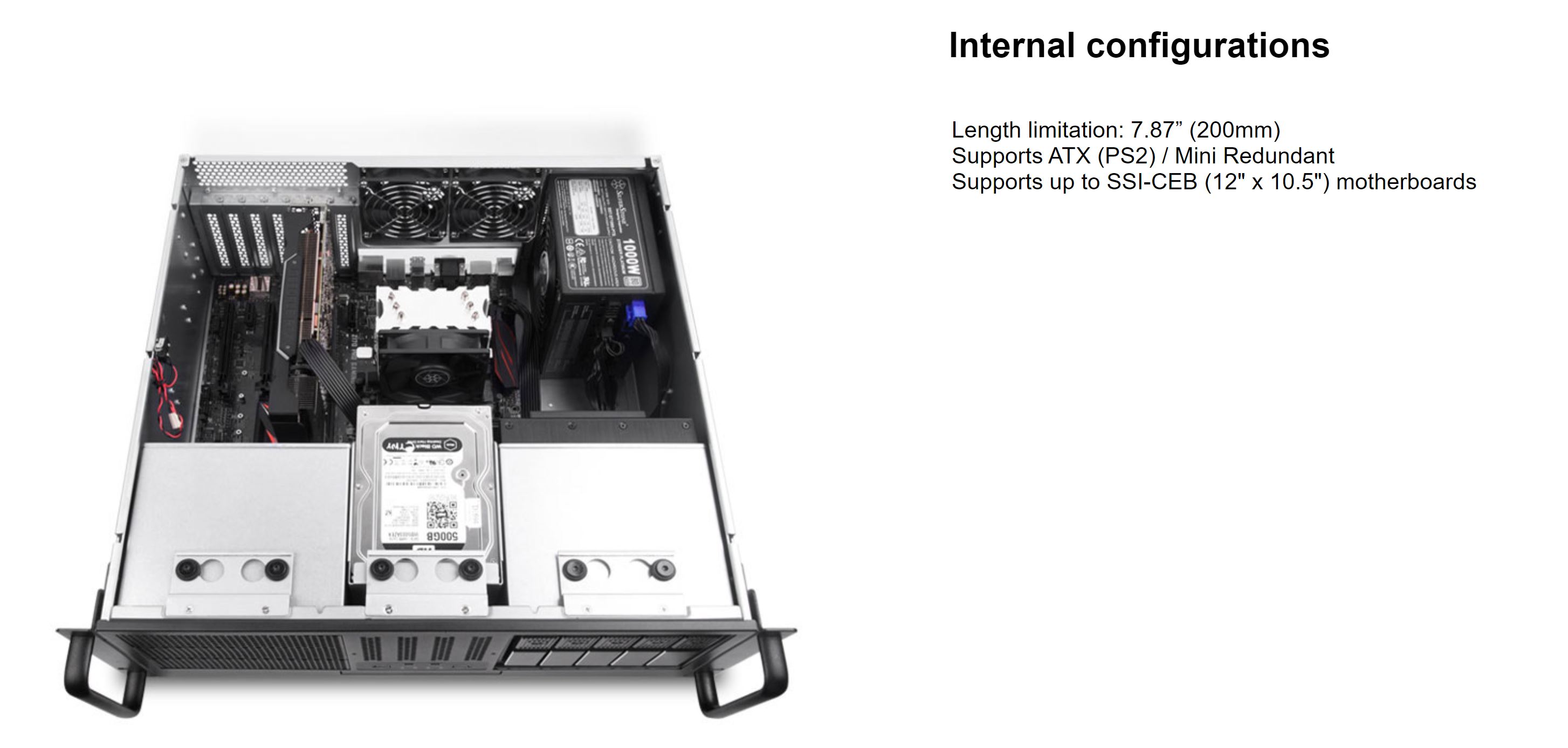 Silverstone RM41-H08 4U Rackmount Server Case (SST-RM41-H08)
