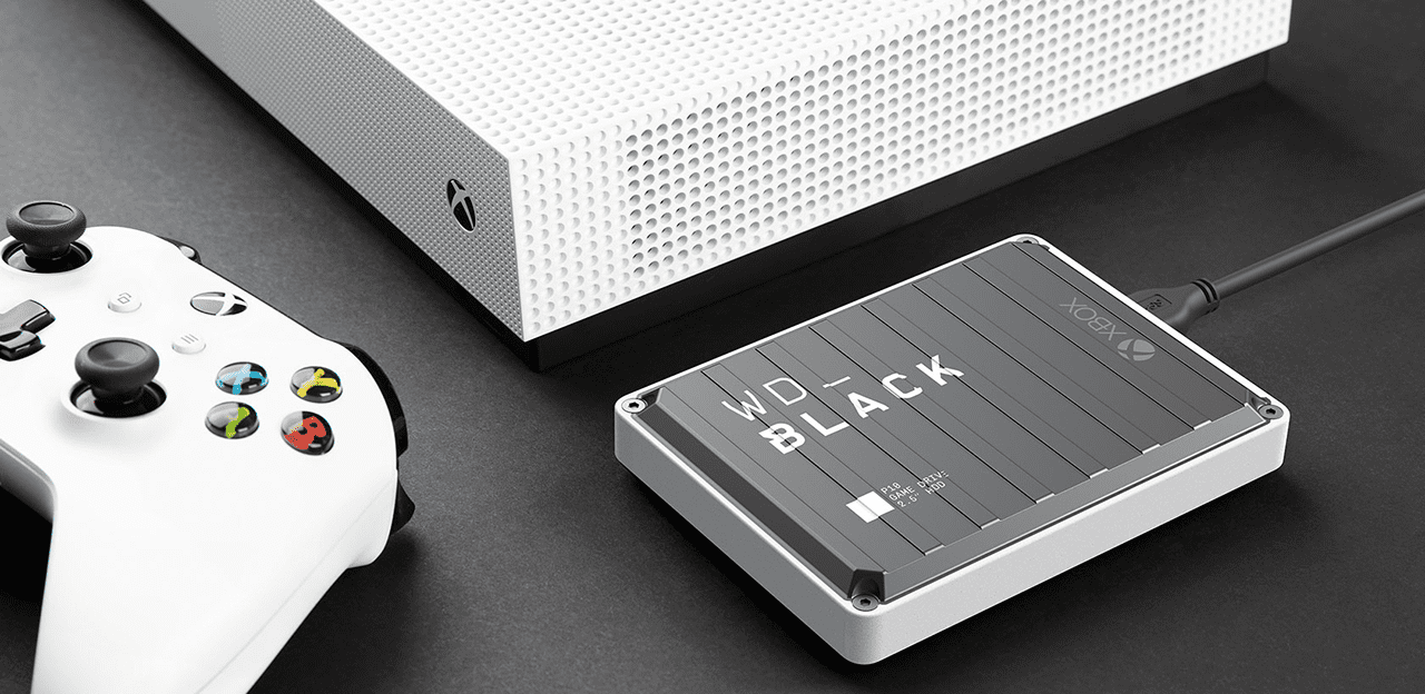 Western Digital 3TB Black P10 Game Drive for XBox One - Black/White (WDBA5G0030BBK-WESN)