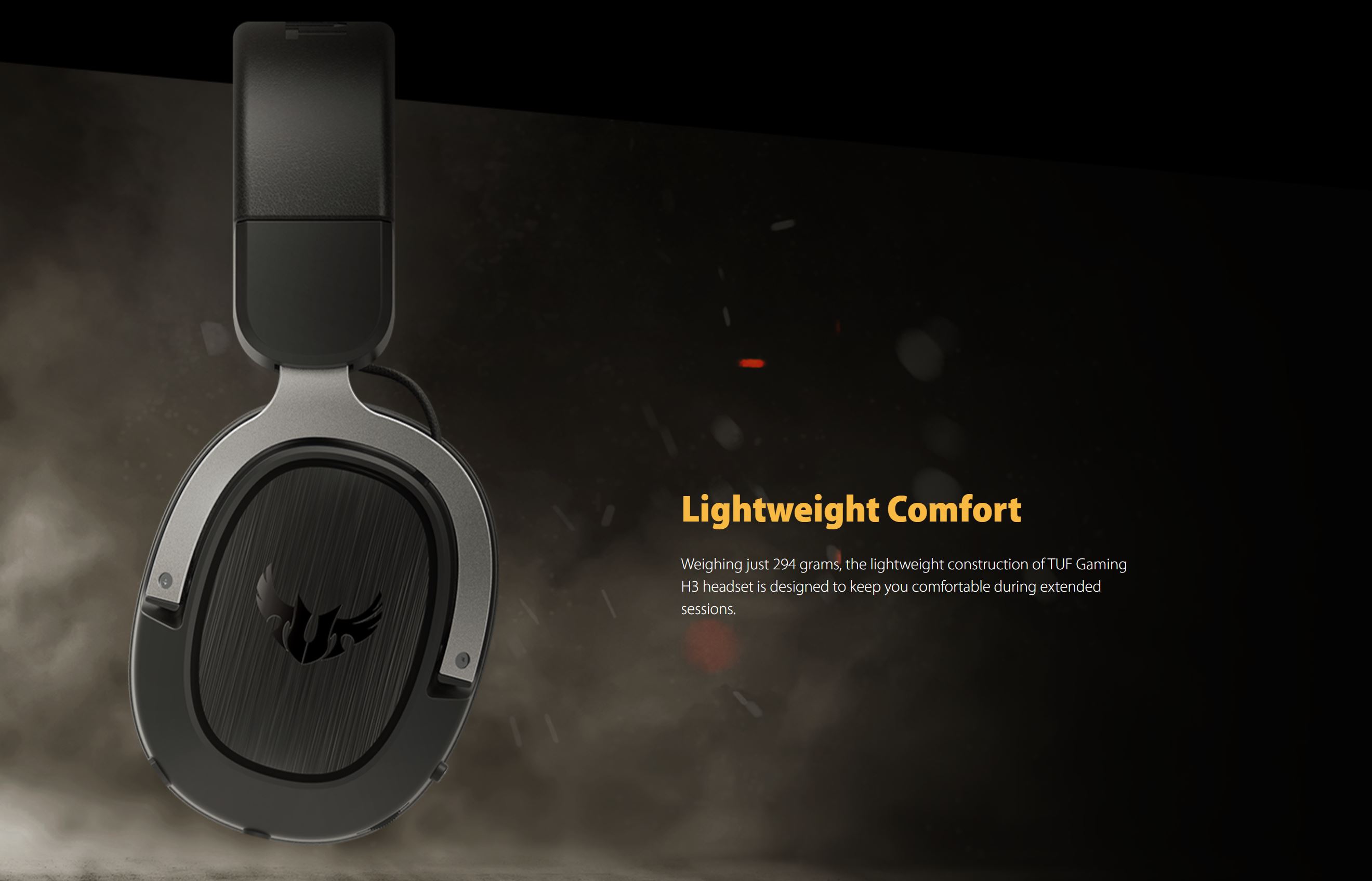 Asus TUF Gaming H3 Wired Gaming Headset - Gun Metal