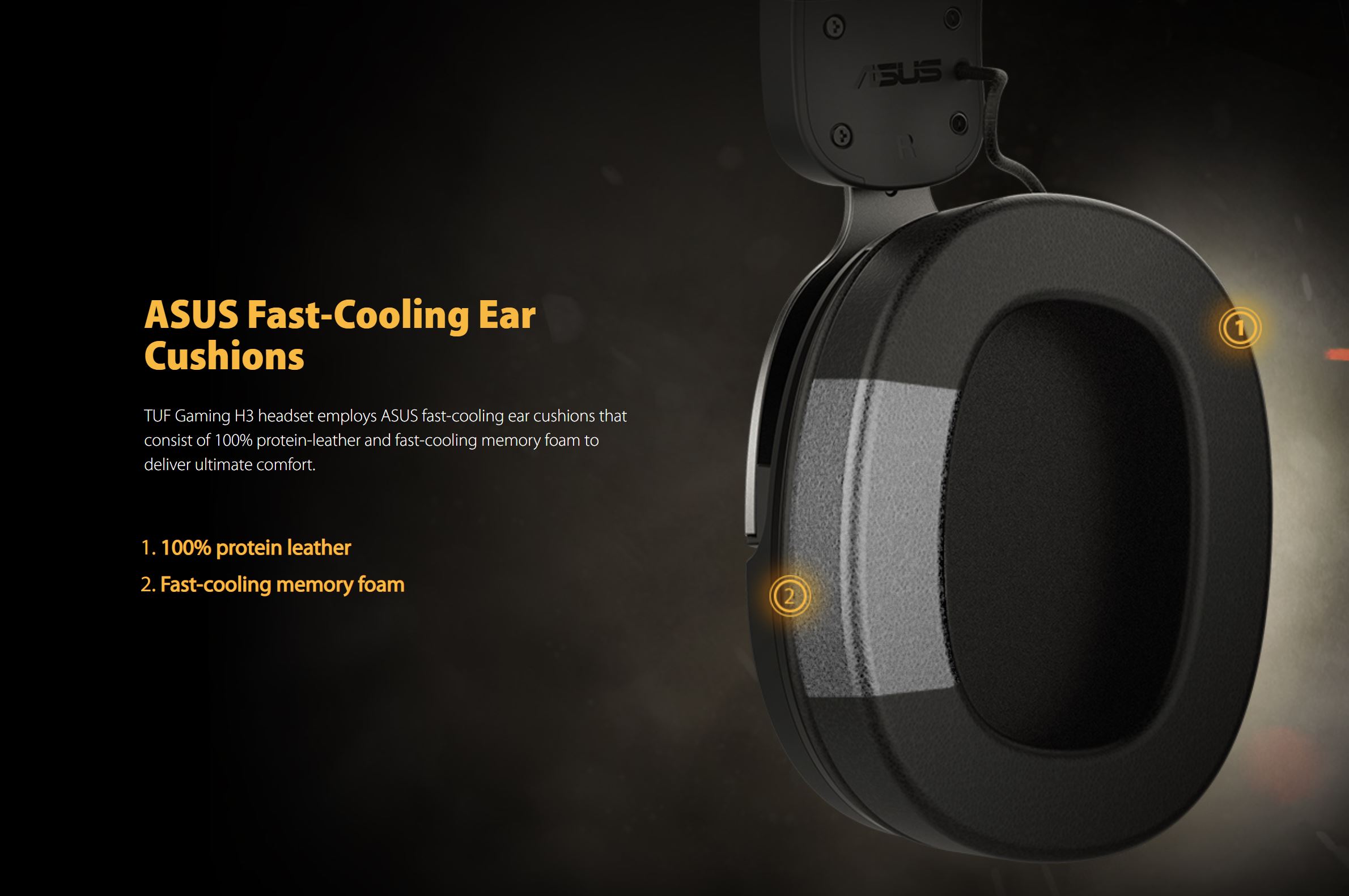 Asus TUF Gaming H3 Wired Gaming Headset - Gun Metal