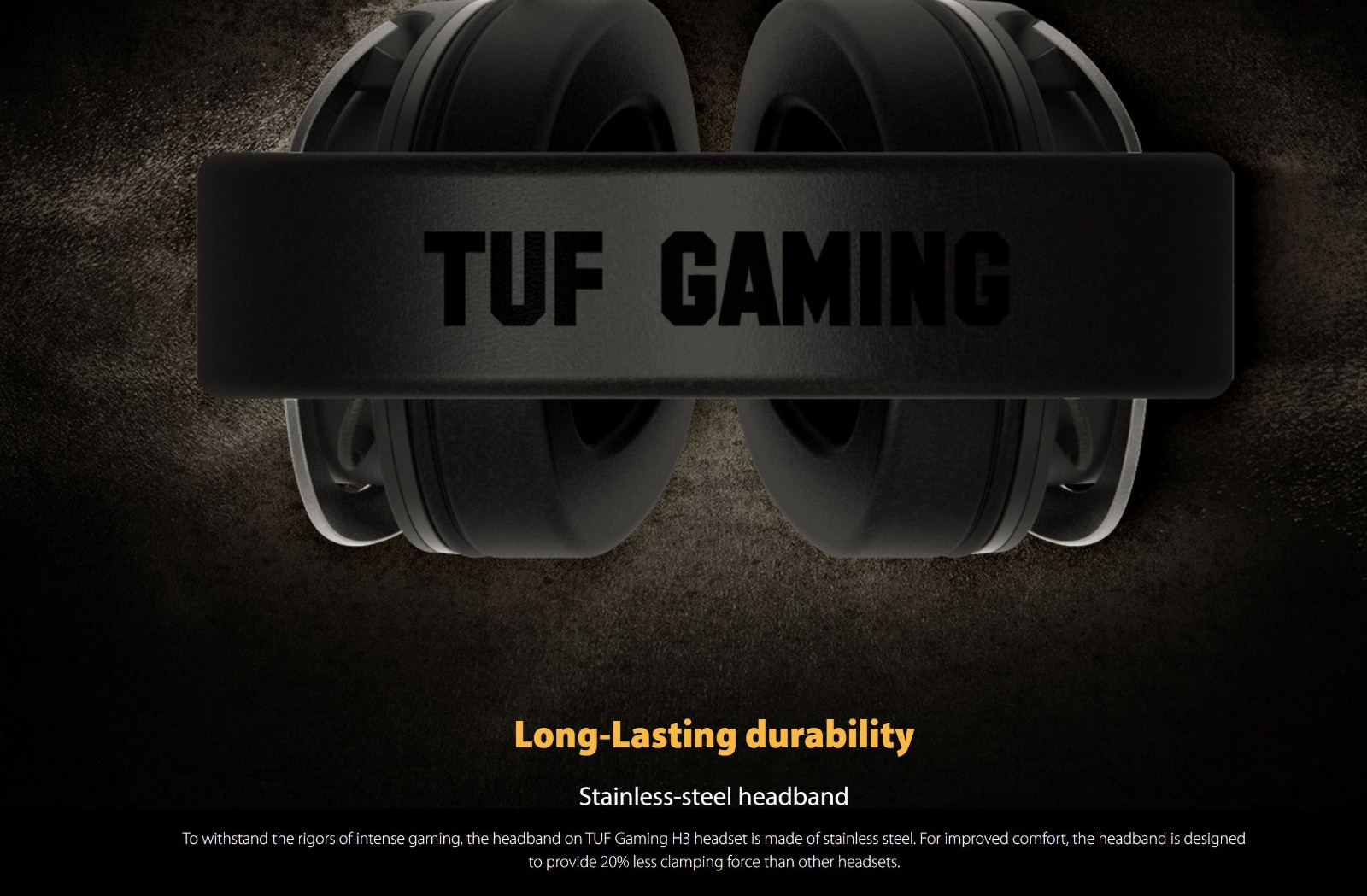 Asus TUF Gaming H3 Wired Gaming Headset - Gun Metal