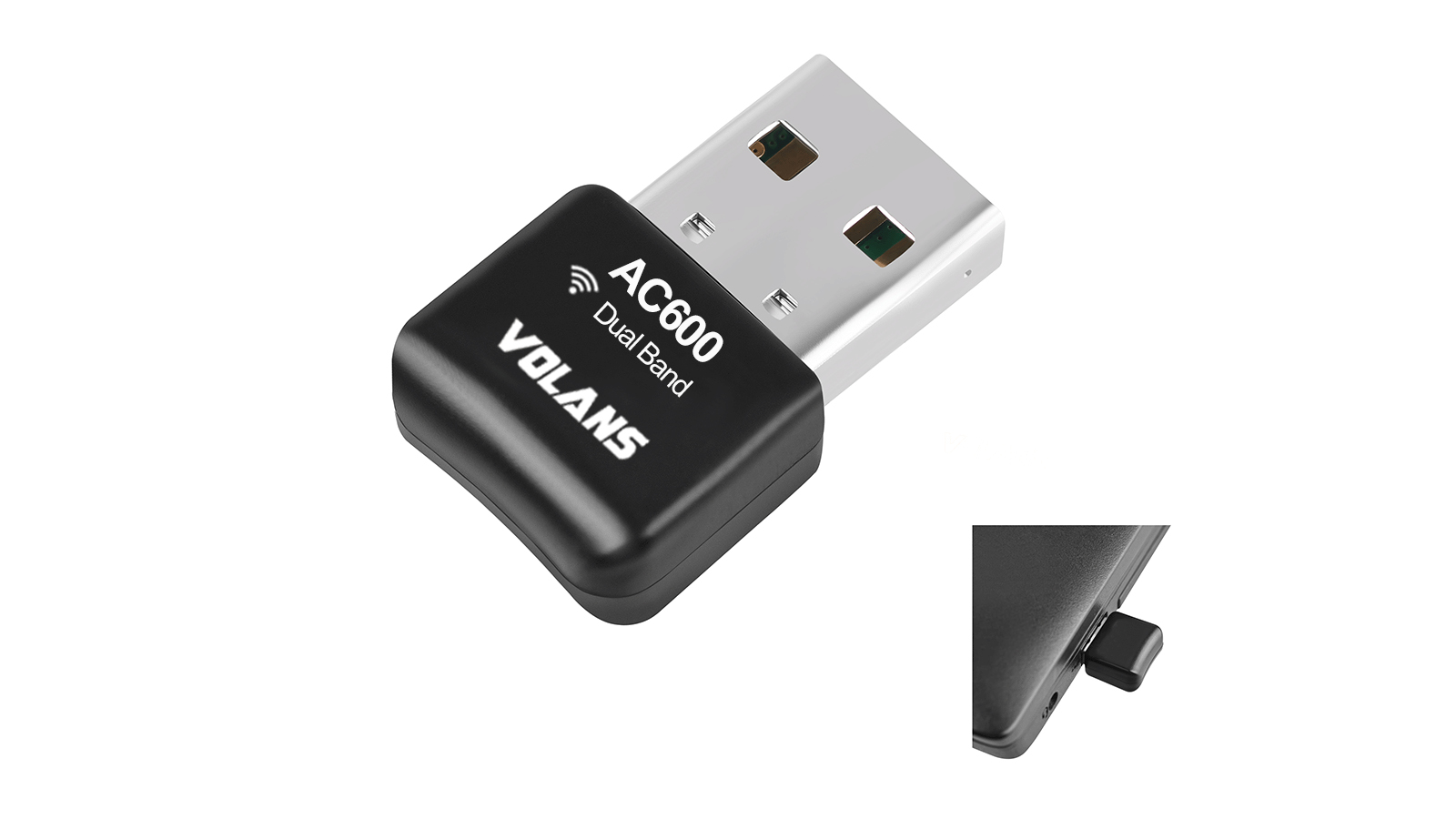 Volans AC600 Dual Band Mini Wireless USB Adapter (VL-UW60-FD)