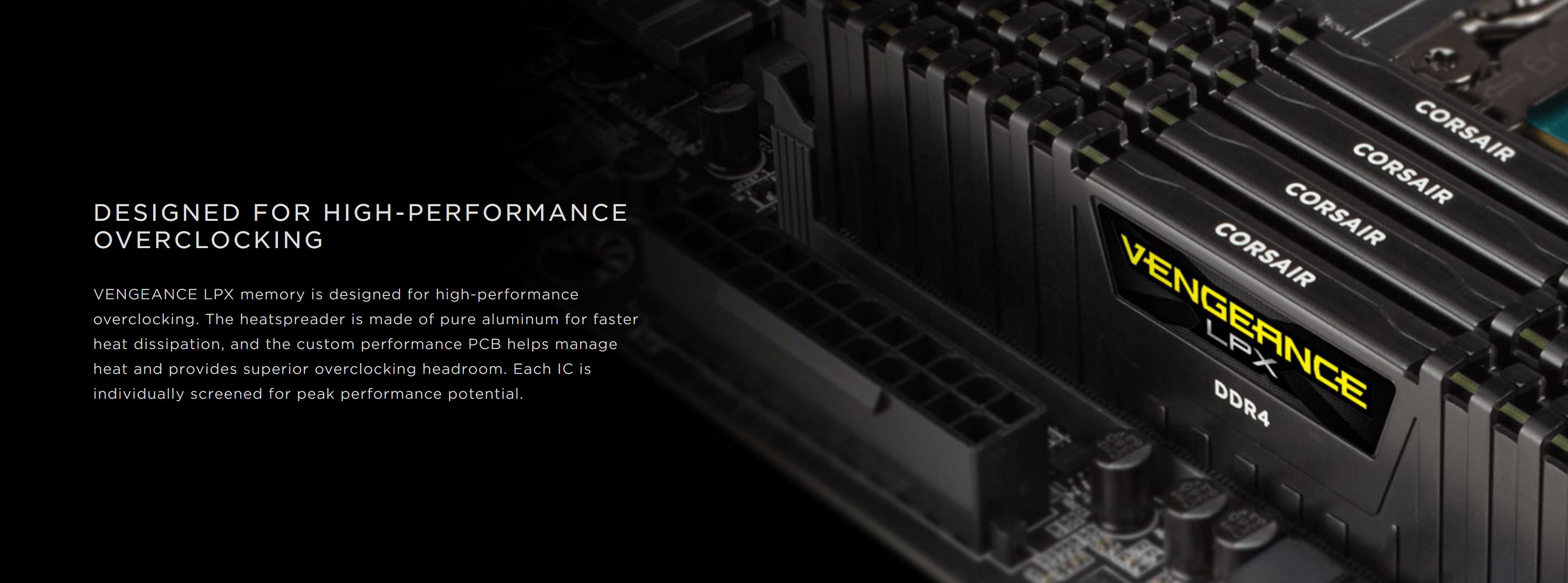 Corsair Corsair Vengeance LPX 32GB (1x32GB) 2666MHz DDR4 RAM - Black (CMK32GX4M1A2666C16)