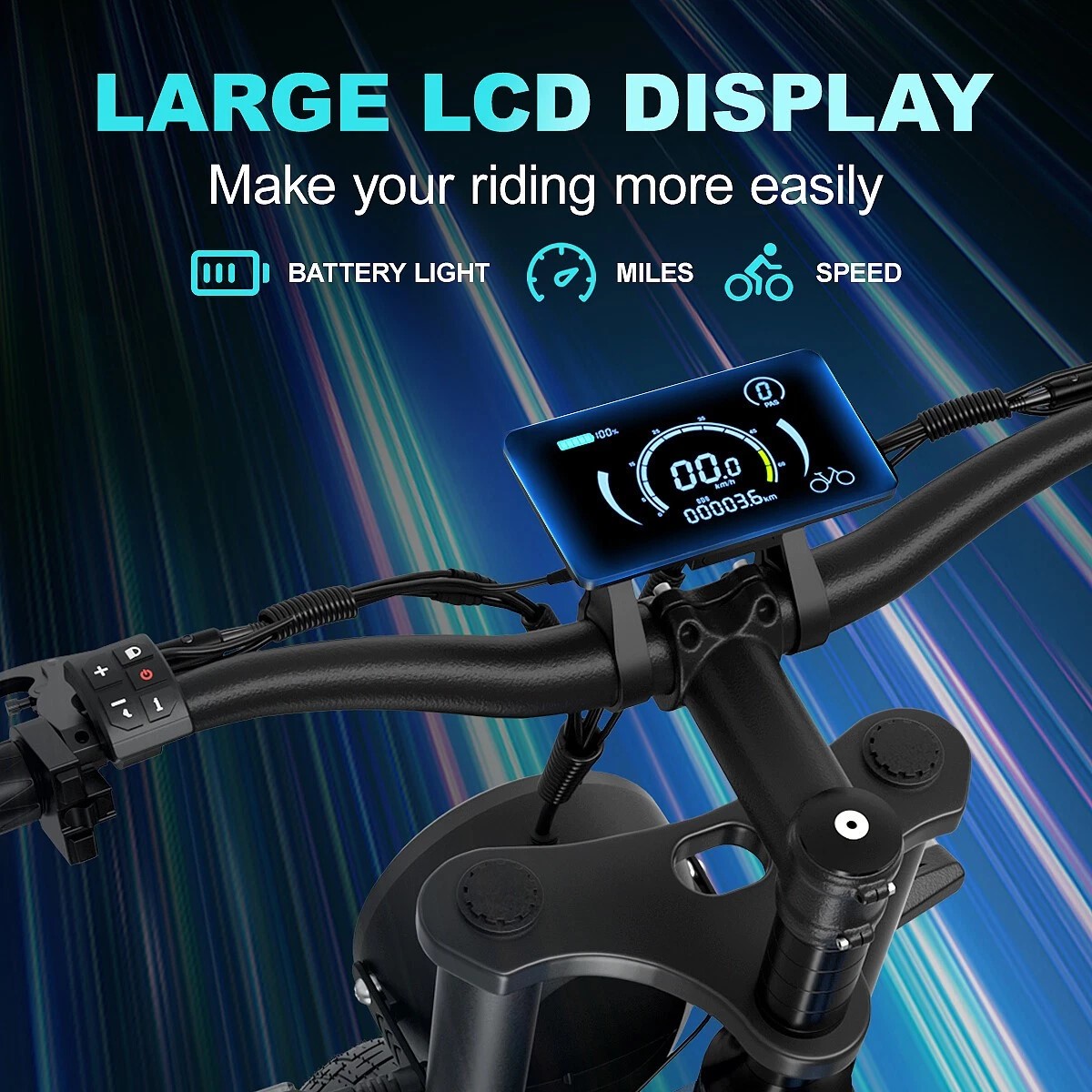 JANSNO X60 Electric Bicycle 48V 23Ah Dual Motor 1500W Max Speed 48km/h 20' FatTire MTB High-Carbon Steel Electric Bike