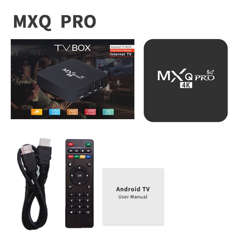 M-XPRO TV Box 5G+WiFi, 8GB Large RAM, Global Live Streaming, YouTube/APP Supported, HD Interface
