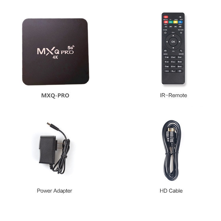 M-XPRO TV Box 5G+WiFi, 8GB Large RAM, Global Live Streaming, YouTube/APP Supported, HD Interface