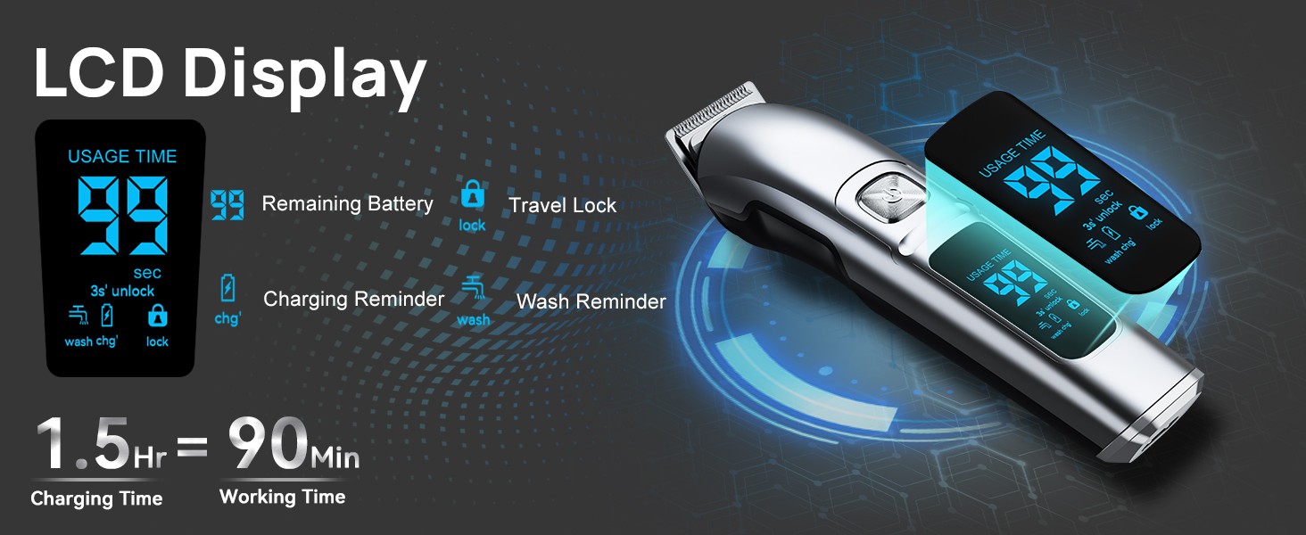 Beard Trimmer for Men, Waterproof Cordless Electric Shaver, Nose, Face, Body and Moustache Grooming Kit, Gifts for Men and Husband
