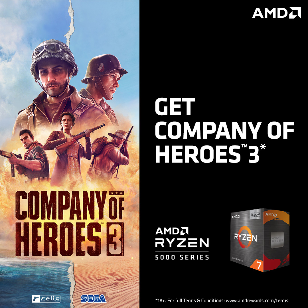 AMD Ryzen 5000 Series Company of Heros 3 Game Bundle 