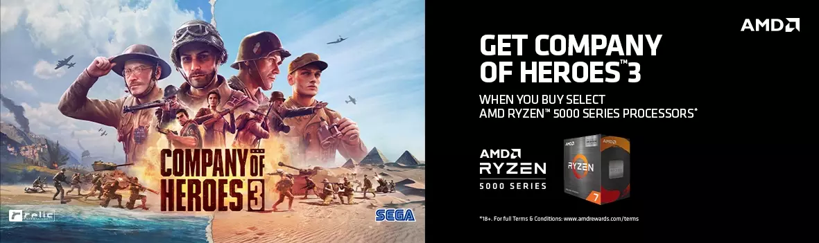 AMD Ryzen 5000 Series Company of Heros 3 Game Bundle 