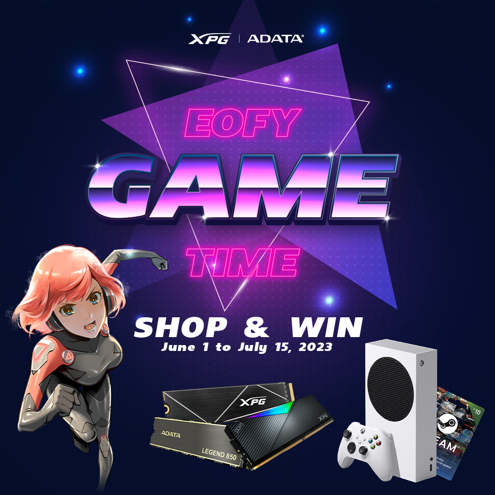 Buy one ADATA | XPG specified products to get a $10 steam wallet and  a chance to win great prizes!