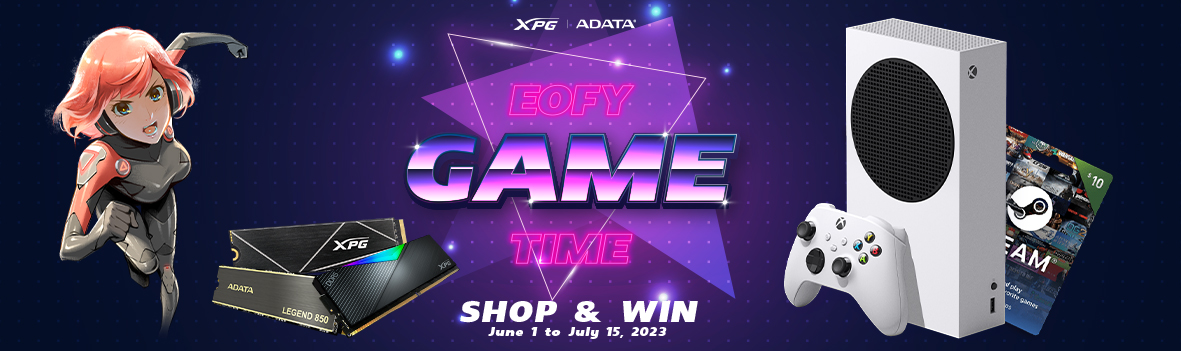 Buy one ADATA | XPG specified products to get a $10 steam wallet and  a chance to win great prizes!