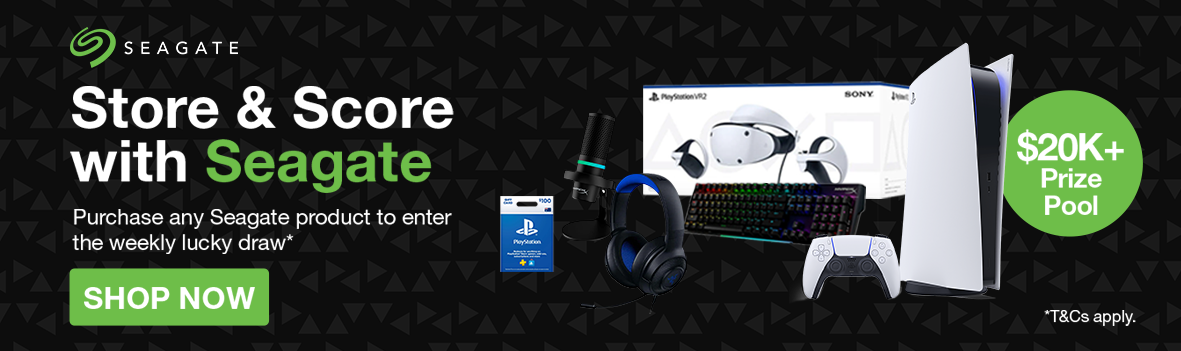 Store and Score with Seagate - Purchase any eligible products to enter the lucky draw