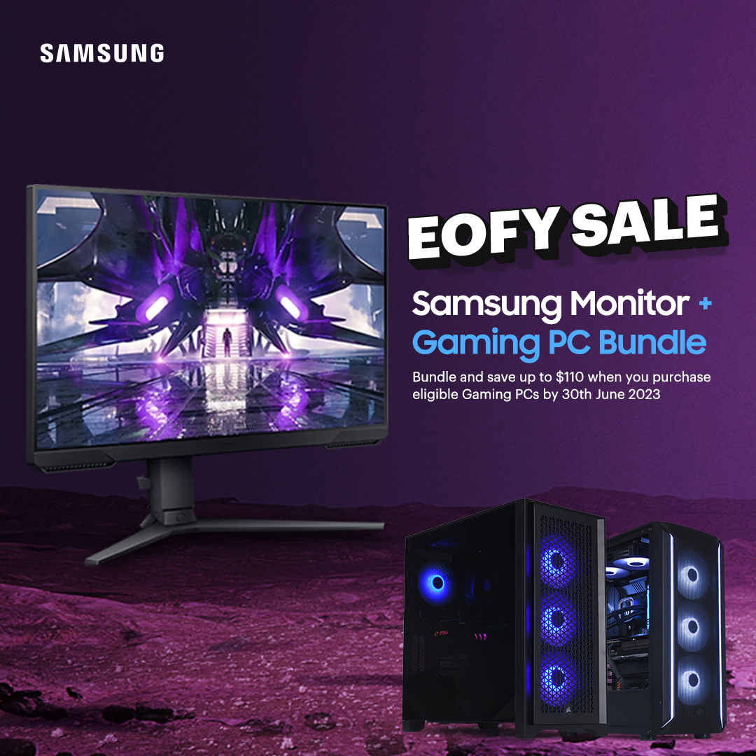 Limited Time Offer for EOFY Sale! Bundle Up and Save with Samsung Odyssey Monitors & Gaming PCs 