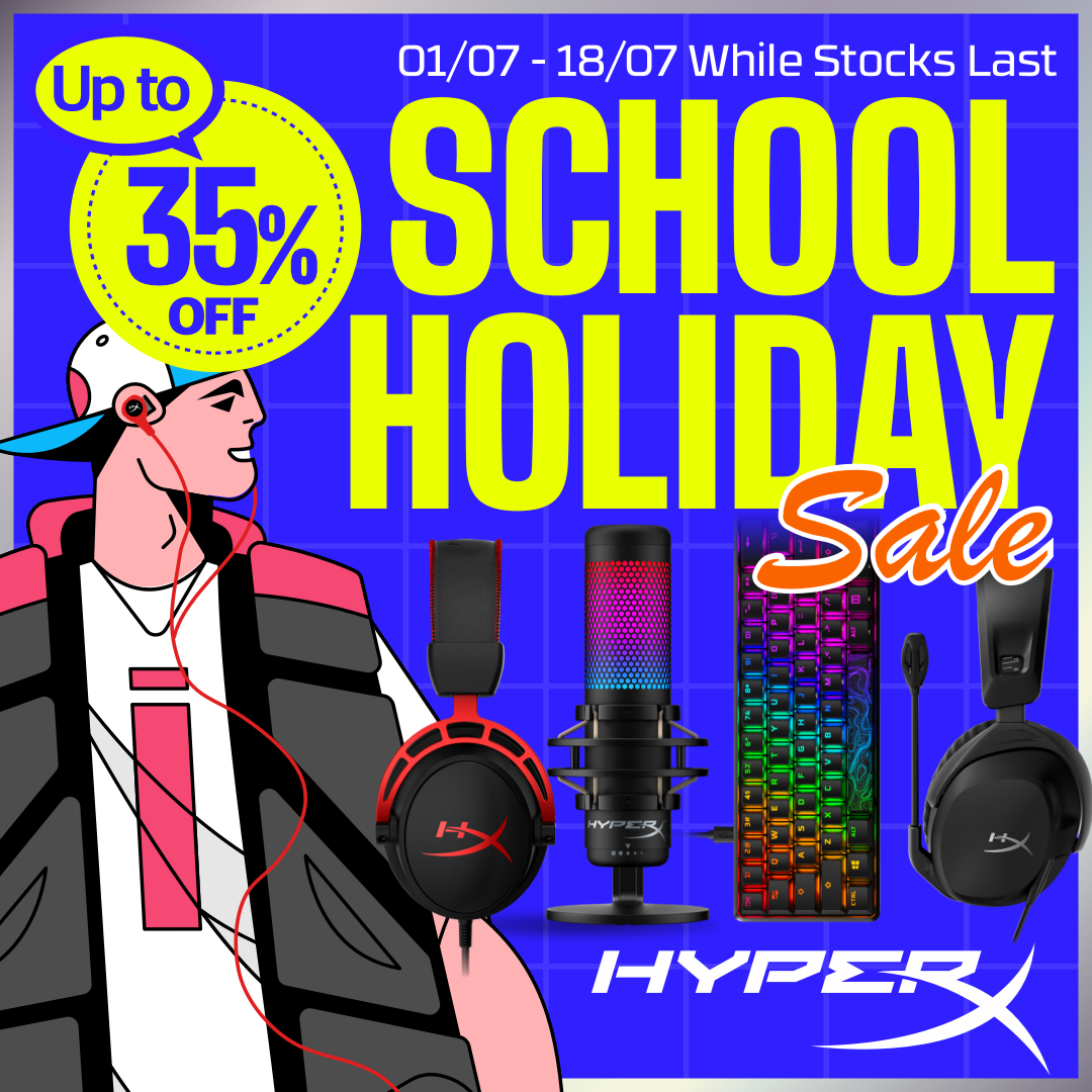 Up to 35% OFF - HyperX School Holiday Promotion