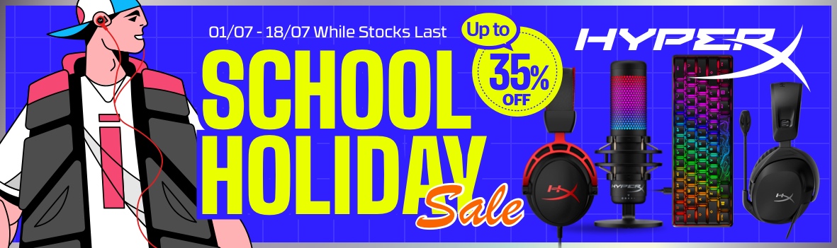 Up to 35% OFF - HyperX School Holiday Promotion