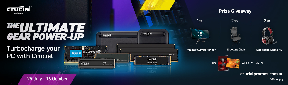 The Ultimate Gear Power-up - Win grand prizes with Crucial！