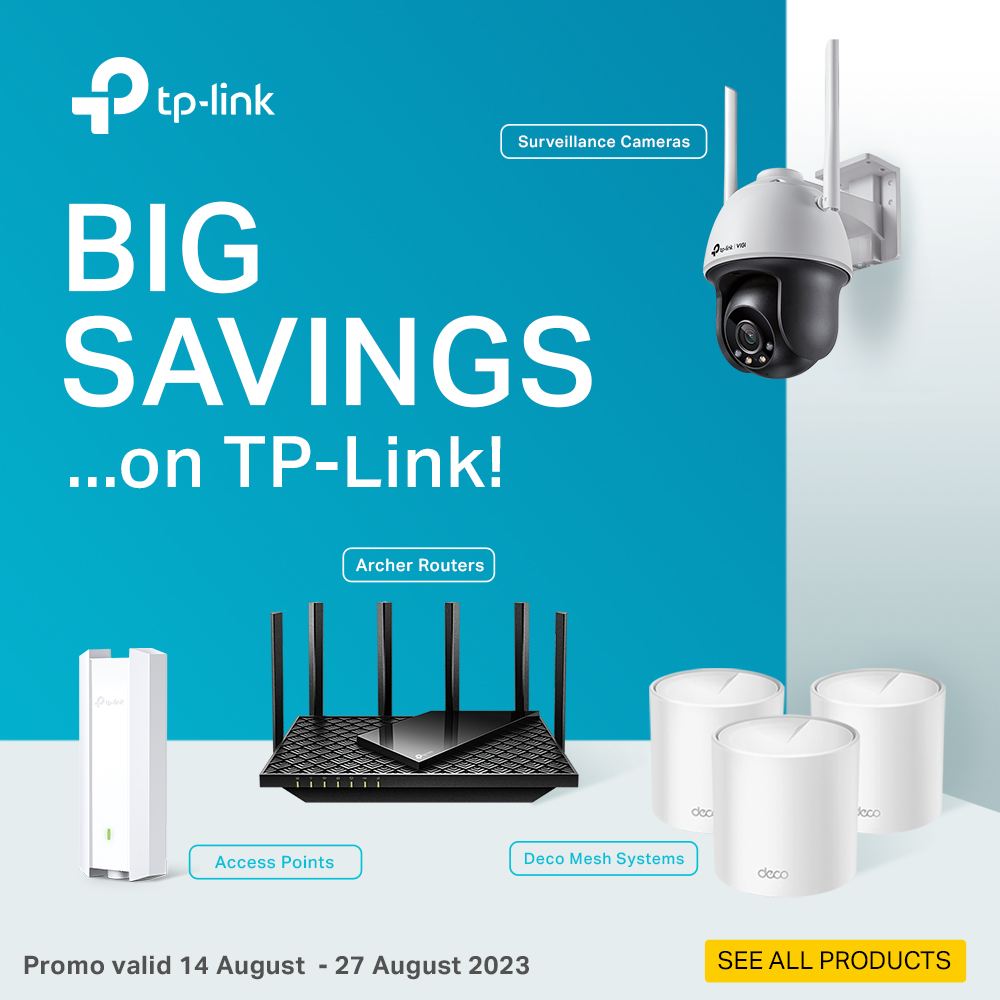 Hurry! TP Link Flash Sale Ends in 2 Weeks - Up to $100 Off.