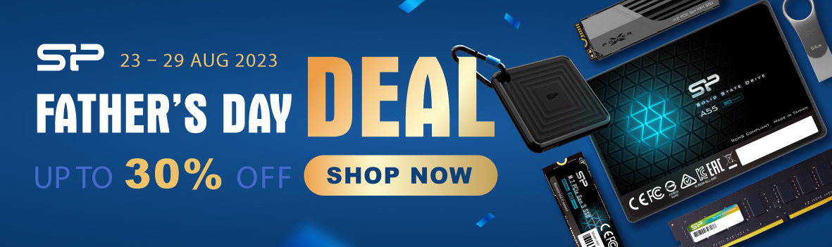 Silicon Power's Father's Day Sale: Enjoy Up to 30% OFF Savings!