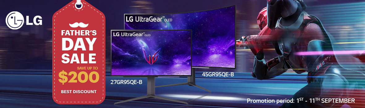 Don't Miss Deals on LG UltraGear Gaming OLED Monitors - Get Up to $200 Off!