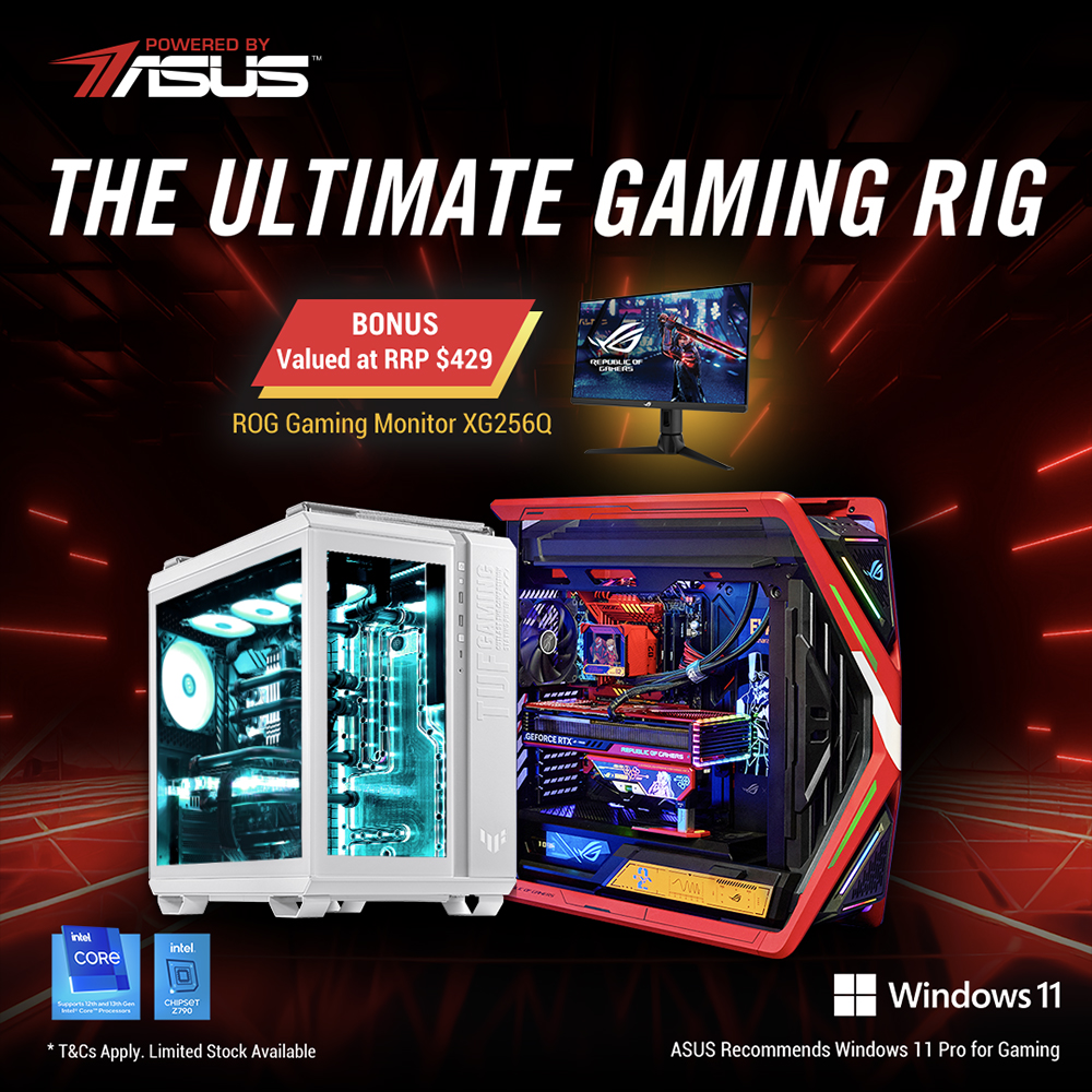 Buy Select Powered by Asus PC, Score a Free XG256Q Monitor!
