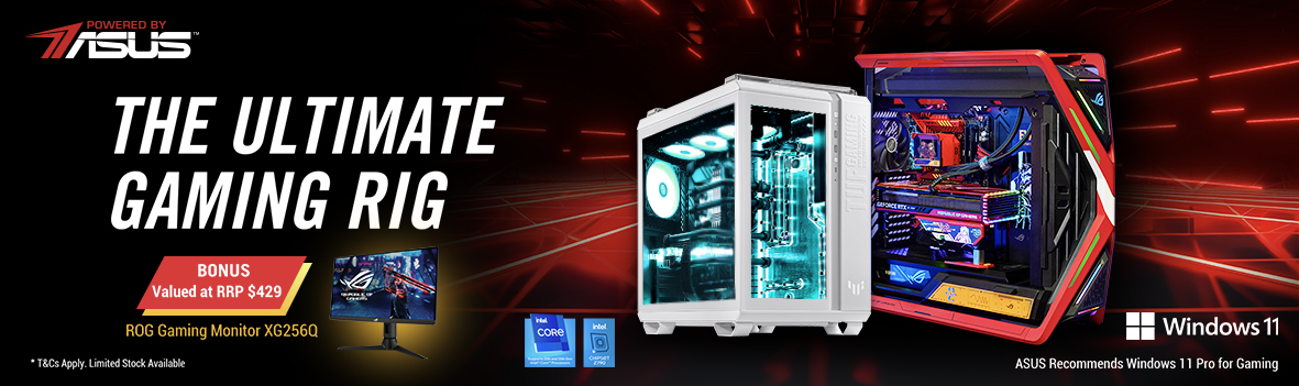 Buy Select Powered by Asus PC, Score a Free XG256Q Monitor!