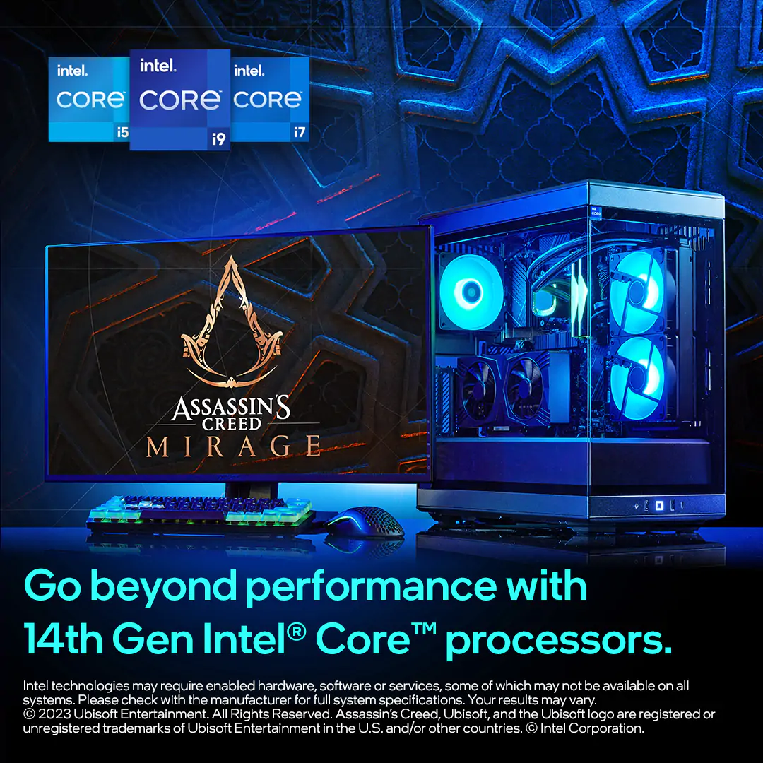 Intel 14th Gen CPU Processors -  Ultimate Immersive Experience for Gaming and Creating.