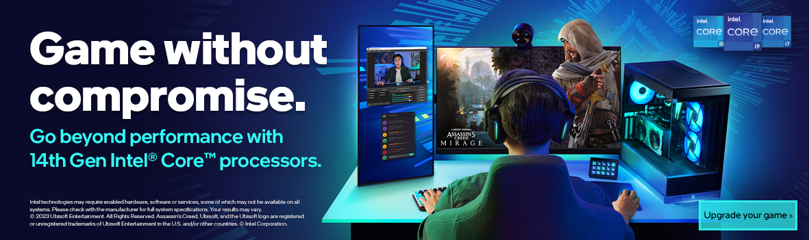 Intel 14th Gen CPU Processors -  Ultimate Immersive Experience for Gaming and Creating.