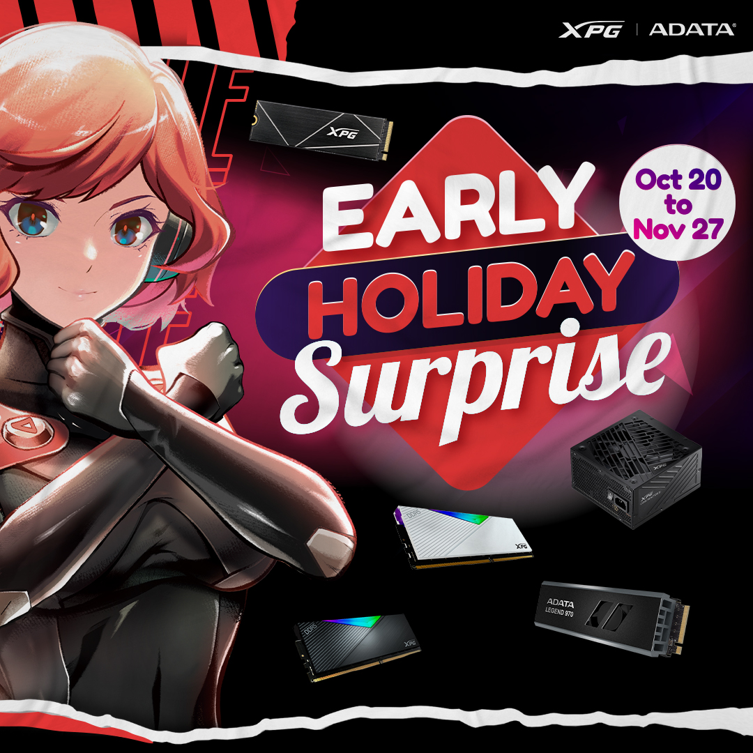 ADATA Early Holiday Surprise - Upgrade your PC & Win Prizes!