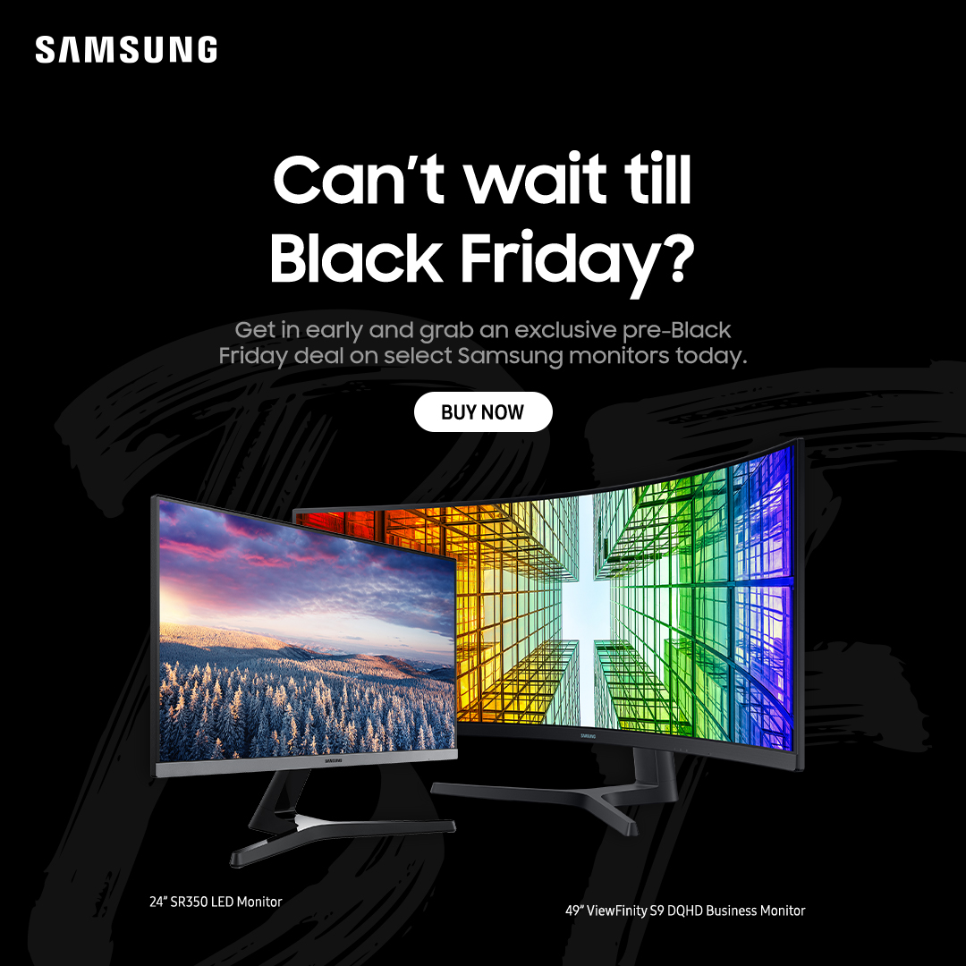 Get in early and grab an exclusive pre-Black Friday deal on select Samsung monitors today!
