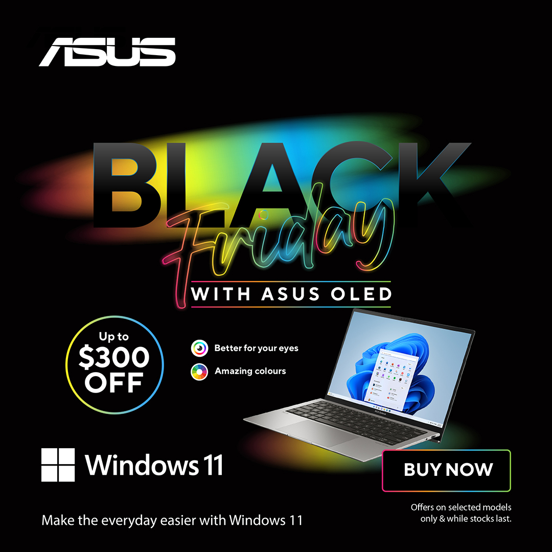 ASUS Lifestyle Notebook Black Friday Promotion