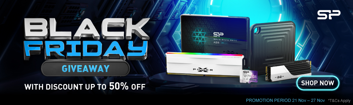 Silicon Power Black Friday Sales - Up to 50% OFF
