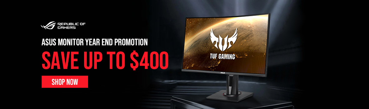 Asus Monitors Year-End Promotion - Save Up to $400