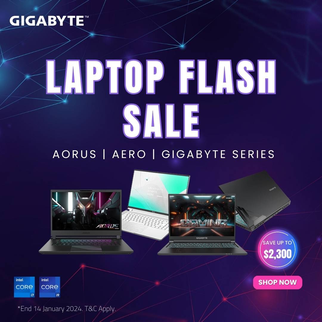 Save Up to $2300 on Gigabyte Laptop Flash Sale 