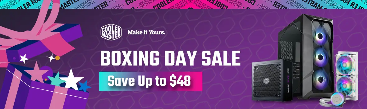 Cooler Master Boxing Day Sale - Save Up to 65% OFF