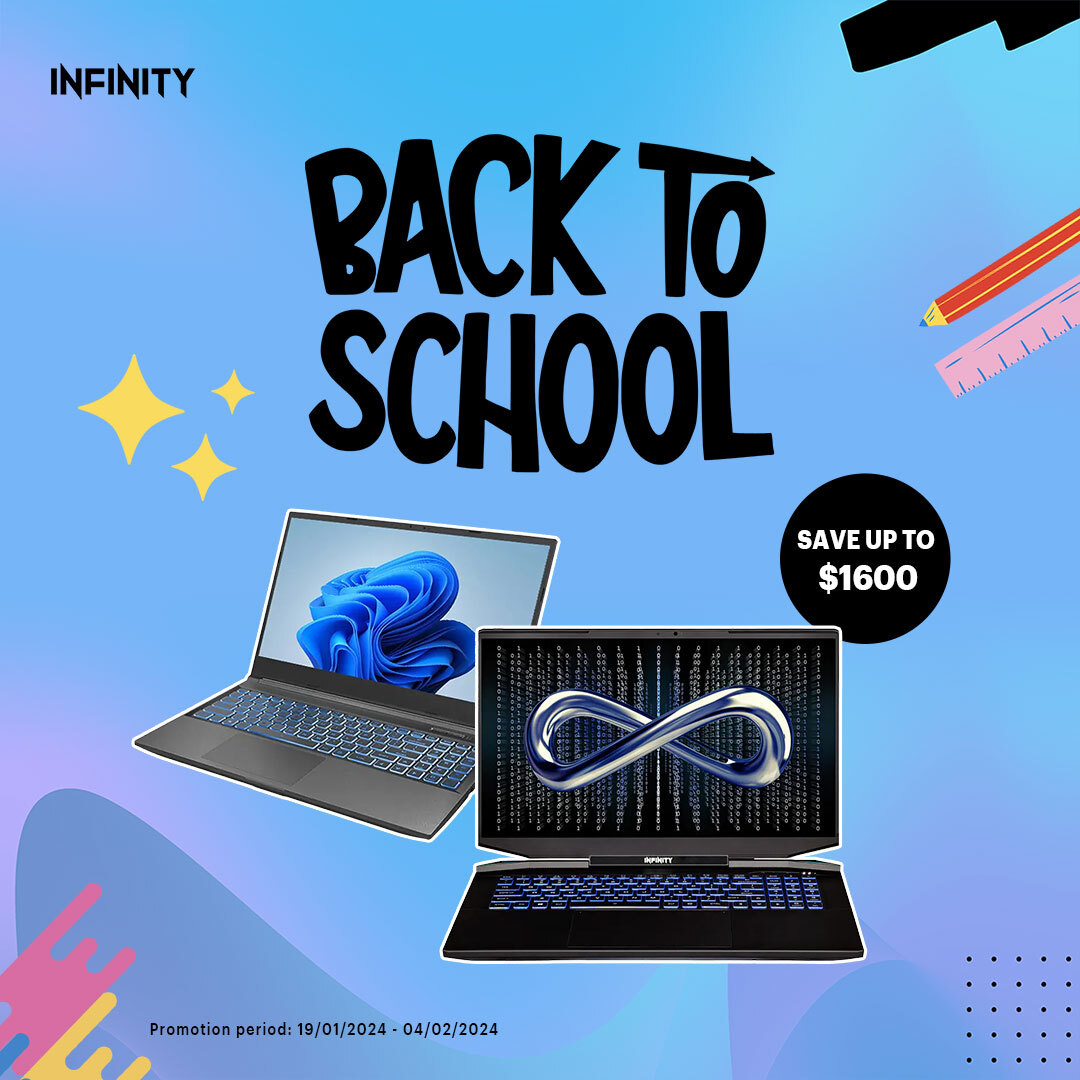Infinity Back to School Sale 