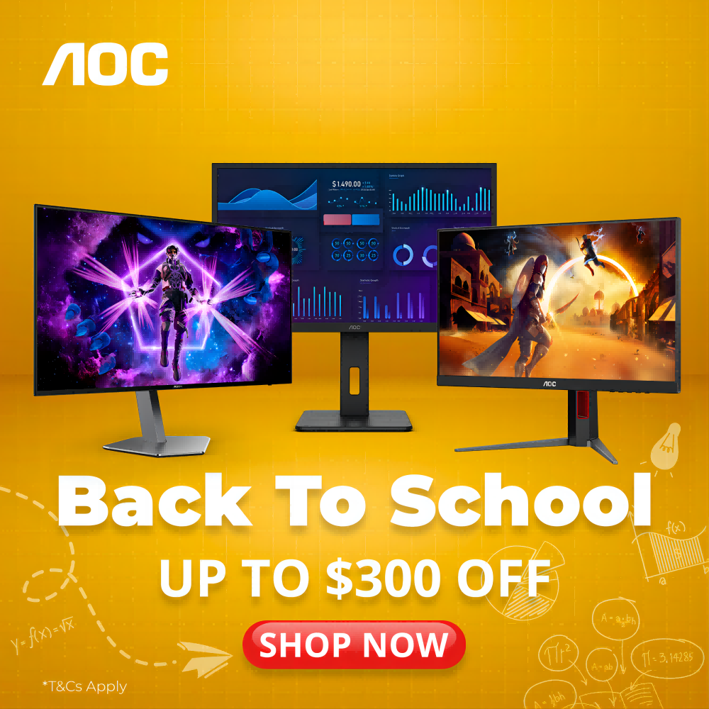 AOC Back to School Sale - Save Up to $300