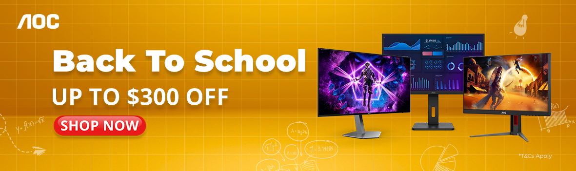 AOC Back to School Sale - Save Up to $300