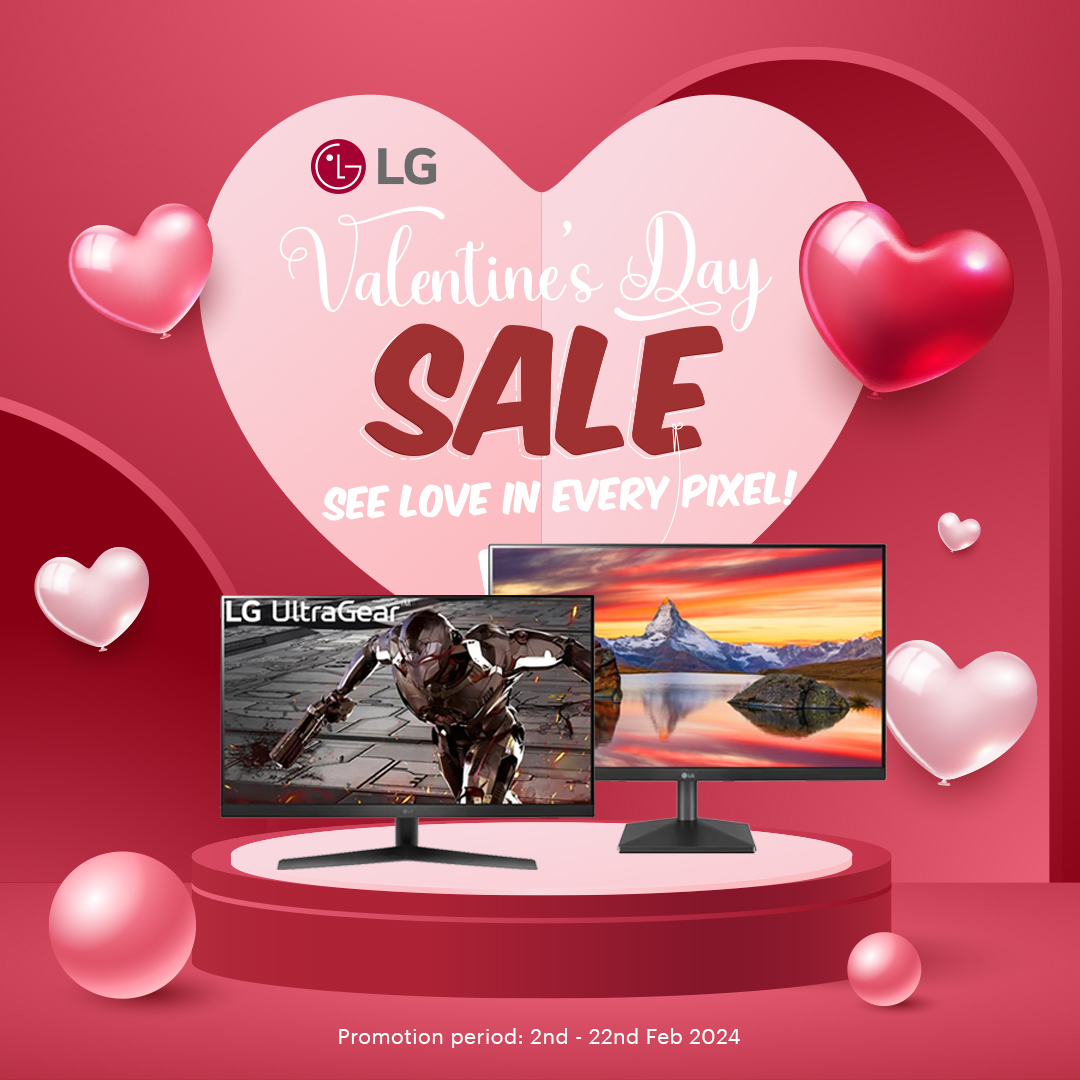 LG Monitors Valentine’s Day Sale