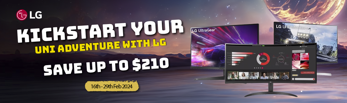 Kickstart Your Uni Adventure with LG - Save Up to $210