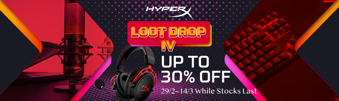 HyperX Loot Promo - Save Up to 30% OFF
