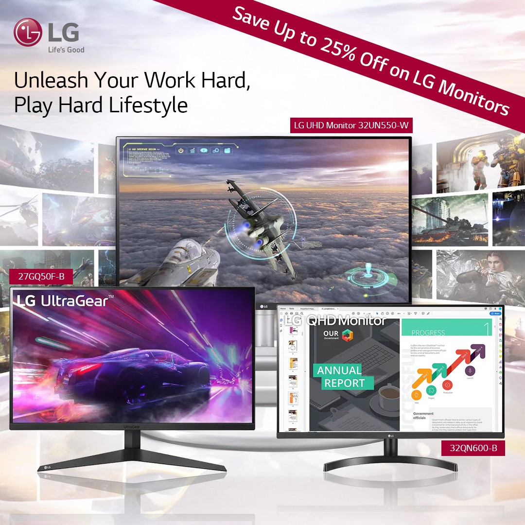 LG Monitors - Do What You Love on a Stunning Screen