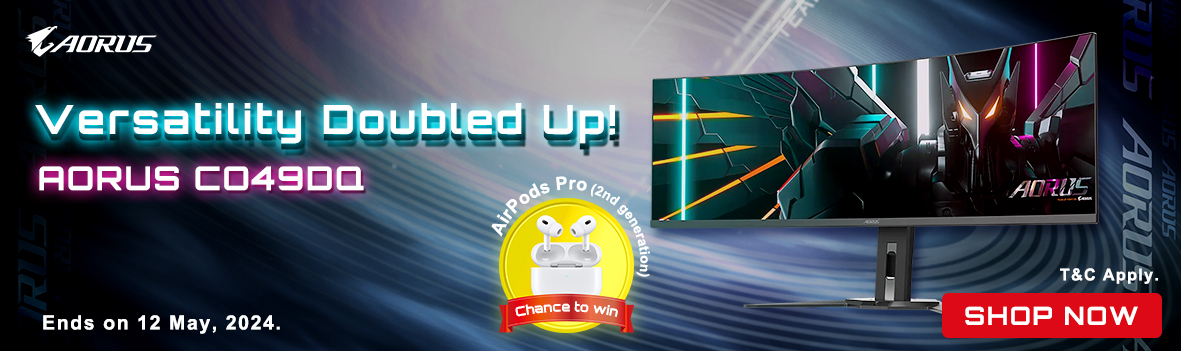 Giveaway | Experience the AORUS 49inch Revolution – And Enter to Win AirPods Pro!