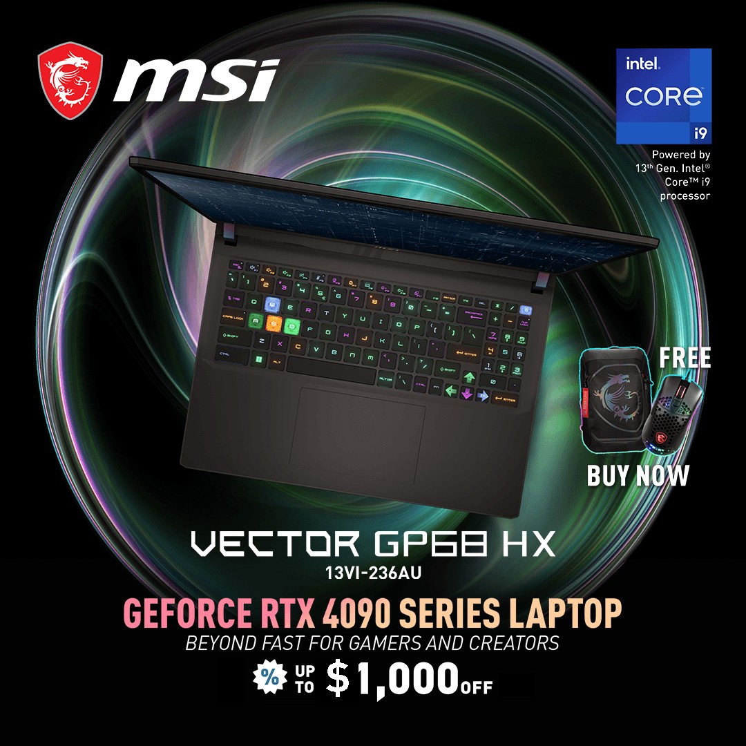 MSI Laptops April Sale