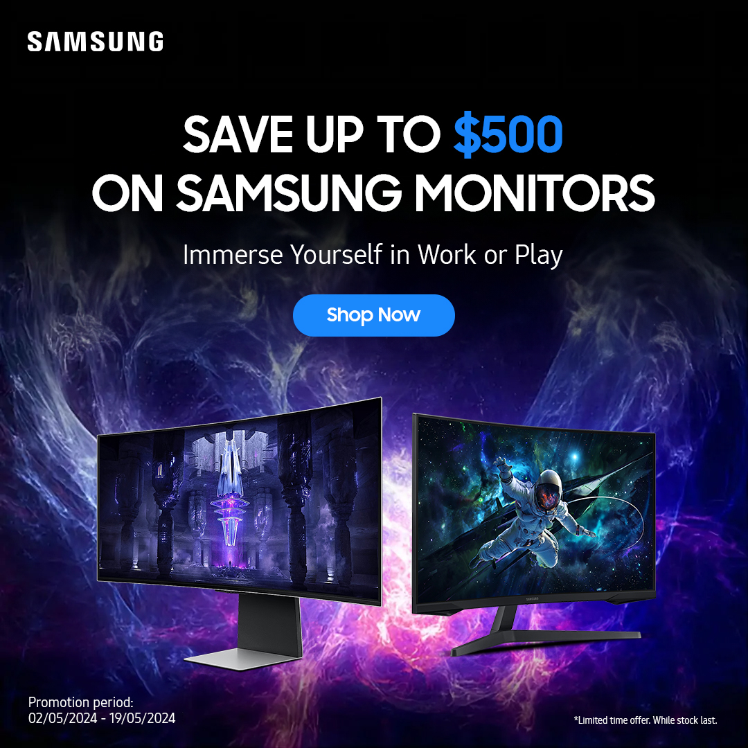 Save Up to $500 on Samsung Monitors